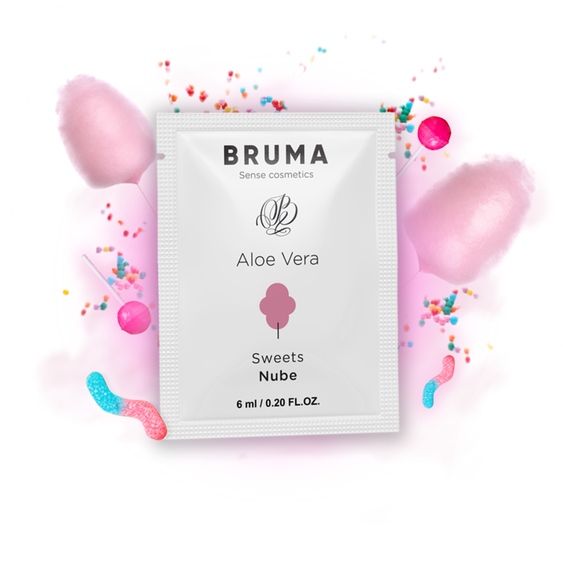 Bruma - Gel Deslizante de Aloe Vera Sabor Doces 6 ml