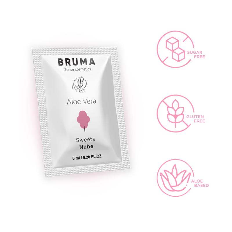 Bruma - Gel Deslizante de Aloe Vera Sabor Doces 6 ml
