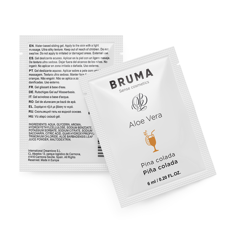 Bruma - Gel Deslizante de Aloe Vera Sabor Pina Colada 6 ml