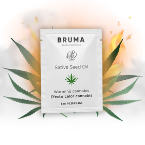 Bruma - Sativa Seed Oil Sliding Gel Aquecedor Sabor Cannabis 6 ml