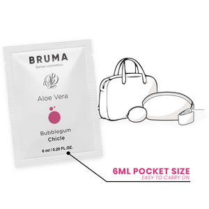 Bruma - Gel Deslizante de Aloe Vera Sabor Bubblegum 6 ml