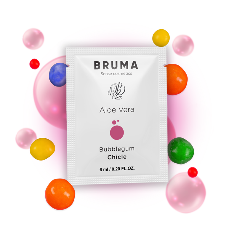 Bruma - Gel Deslizante de Aloe Vera Sabor Bubblegum 6 ml