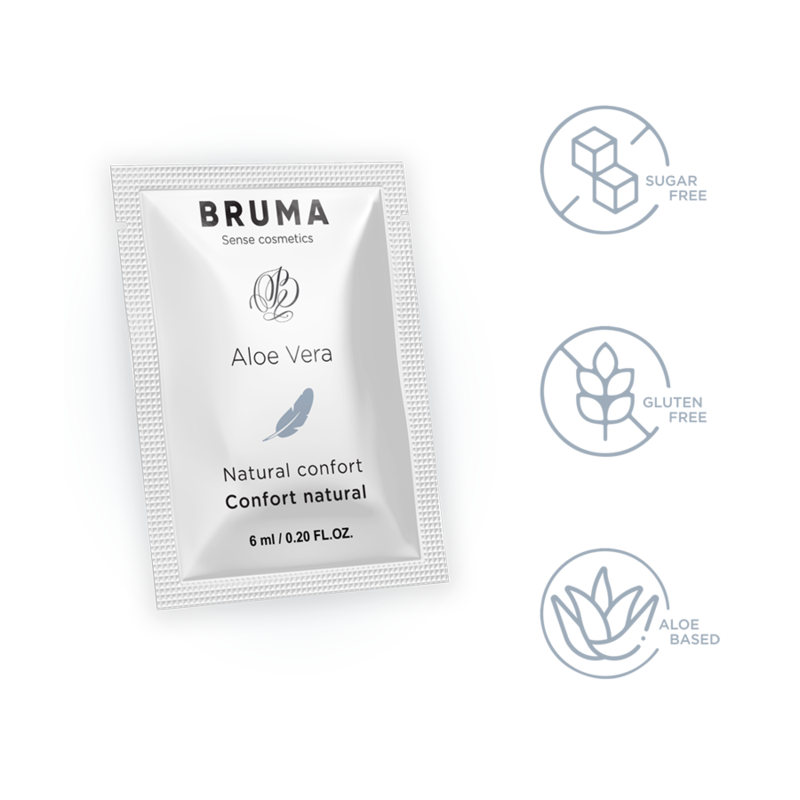 Bruma - Gel Deslizante de Aloe Vera Natural Confort 6 ml