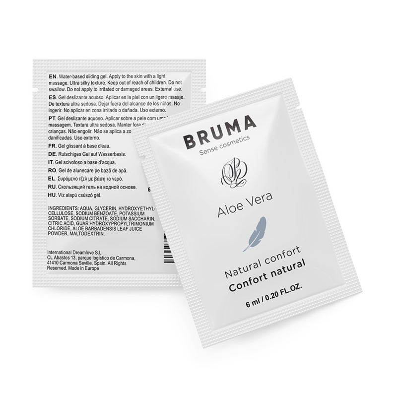 Bruma - Gel Deslizante de Aloe Vera Natural Confort 6 ml