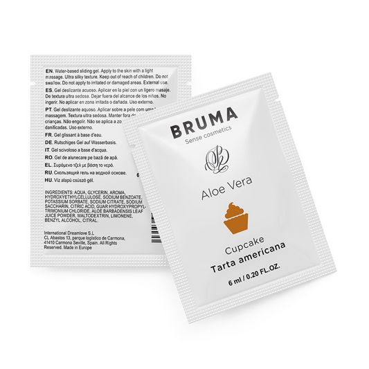 Bruma - Gel Deslizante de Aloe Vera Sabor Cupcake 6 ml