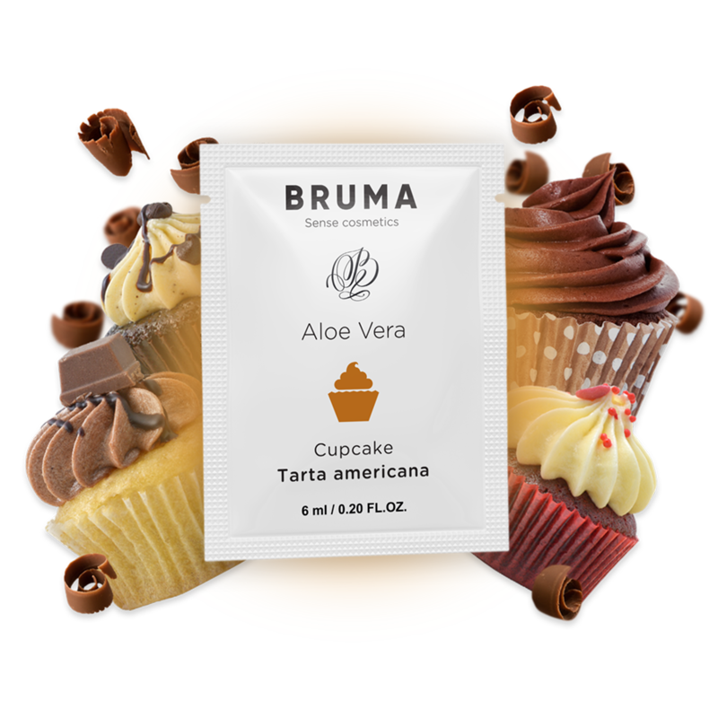 Bruma - Gel Deslizante de Aloe Vera Sabor Cupcake 6 ml