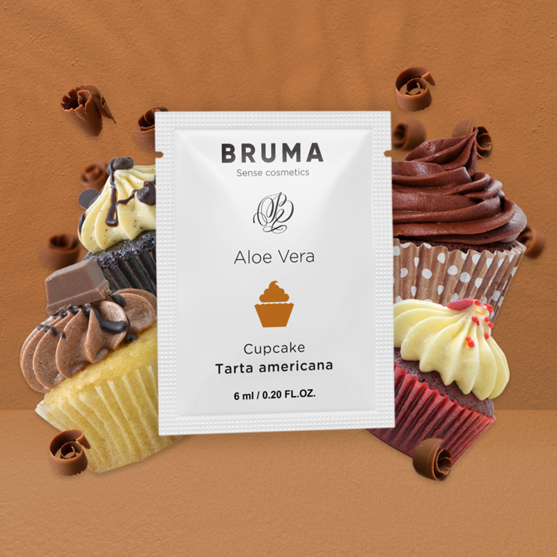 Bruma - Gel Deslizante de Aloe Vera Sabor Cupcake 6 ml