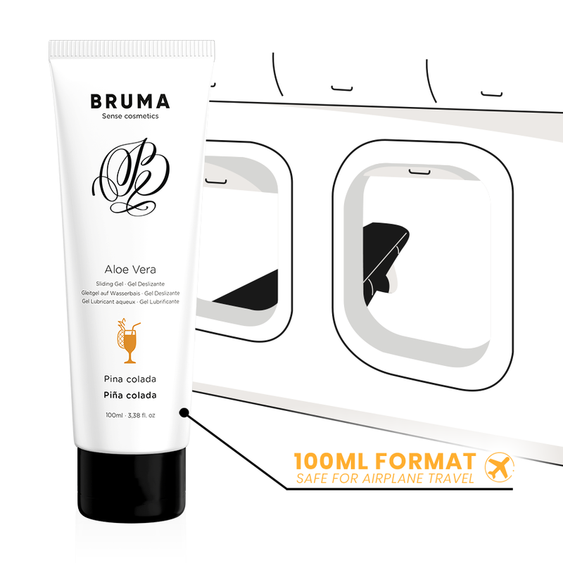 Bruma - Gel Deslizante de Aloe Vera Sabor Piña Colada 100 ml