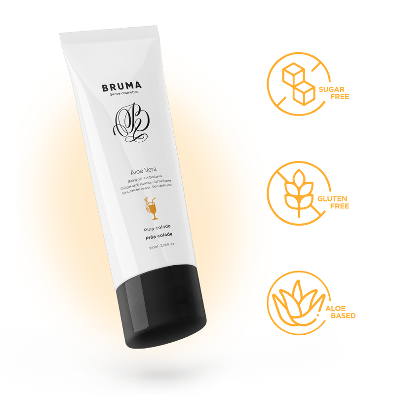 Bruma - Gel Deslizante de Aloe Vera Sabor Piña Colada 100 ml