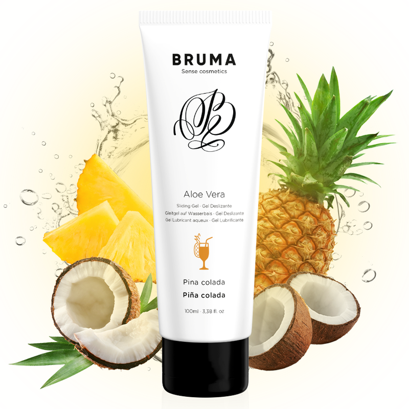 Bruma - Gel Deslizante de Aloe Vera Sabor Piña Colada 100 ml