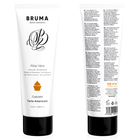 Bruma - Gel Deslizante de Aloe Vera Sabor Cupcake 100 ml