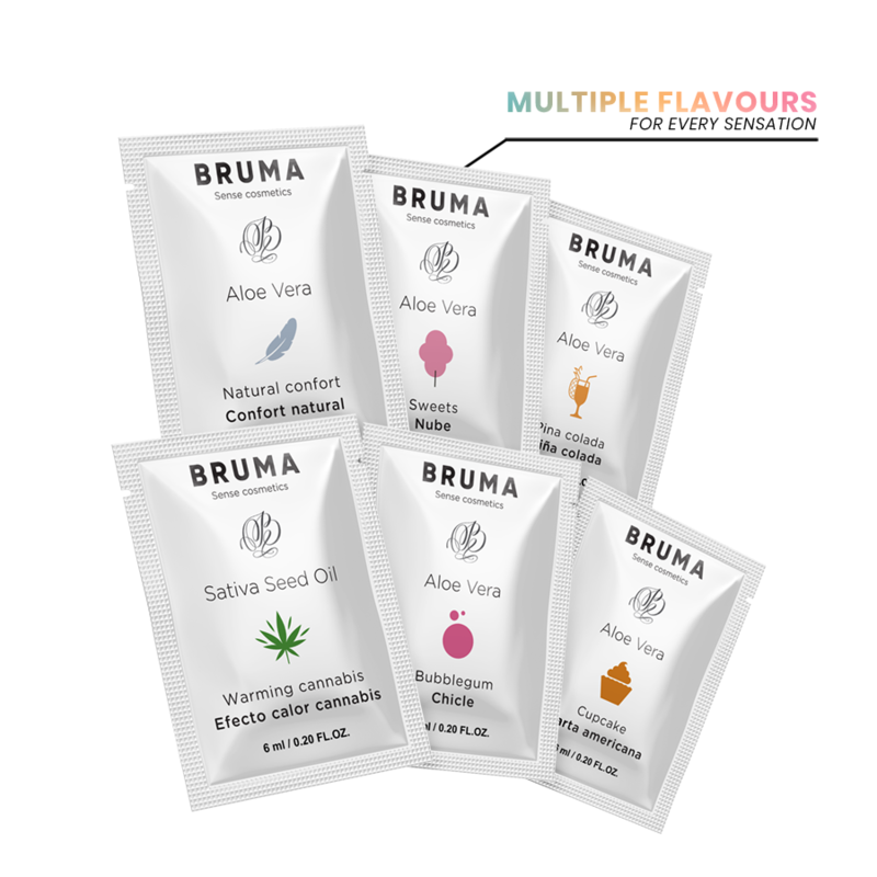 Bruma - Gel Deslizante de Aloe Vera Sabor Cupcake 6 ml