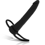 Mythology Dildo Anal Cobi Onyx Com Anel de Galo e Testículo 13 Silicone Cm