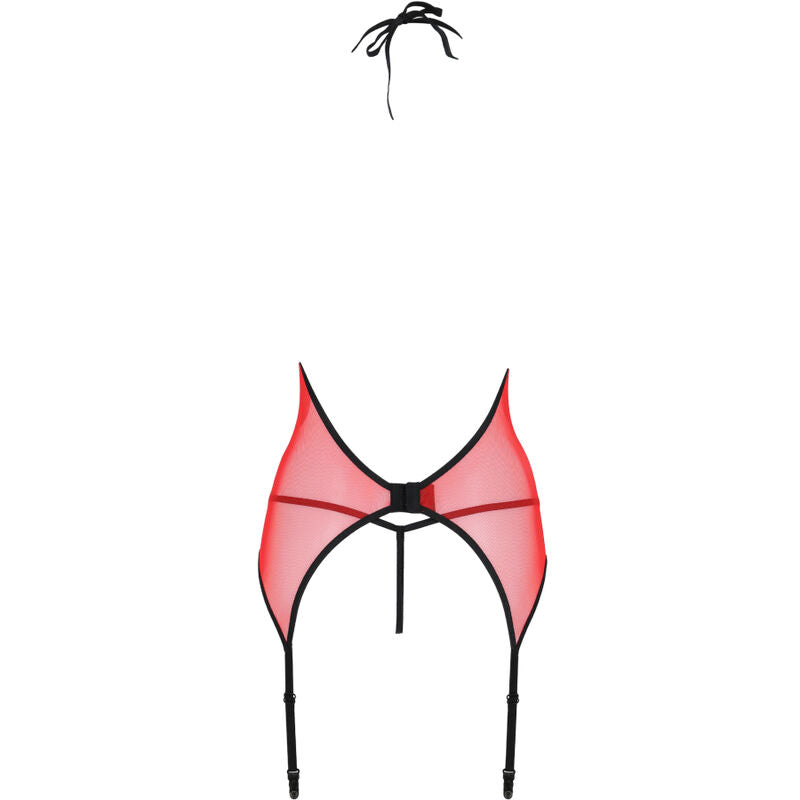 Passion Peonia Corset Linha Erótica Vermelho L/xl