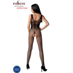 Passion - Bs098 Bodystock Negro Talla Única