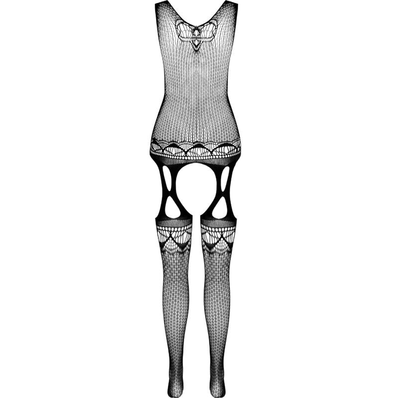 Passion - Bs099 Bodystock Negro Talla Única
