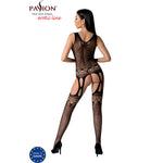 Passion - Bs099 Bodystock Negro Talla Única