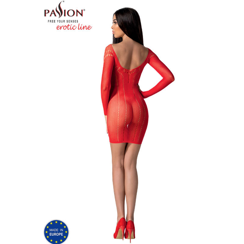 Passion - BS101 Bodystock Vermelho Tamanho Único