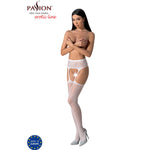 Passion - S028 Meias Brancas com Liga Tamanho Único