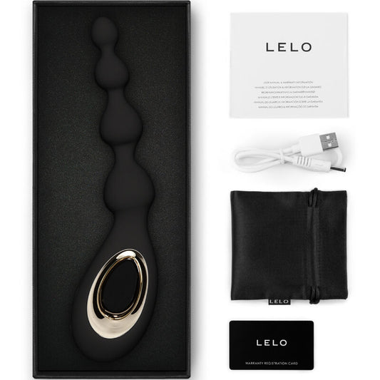 Masajeador Anal Lelo Negro Soraya Beads
