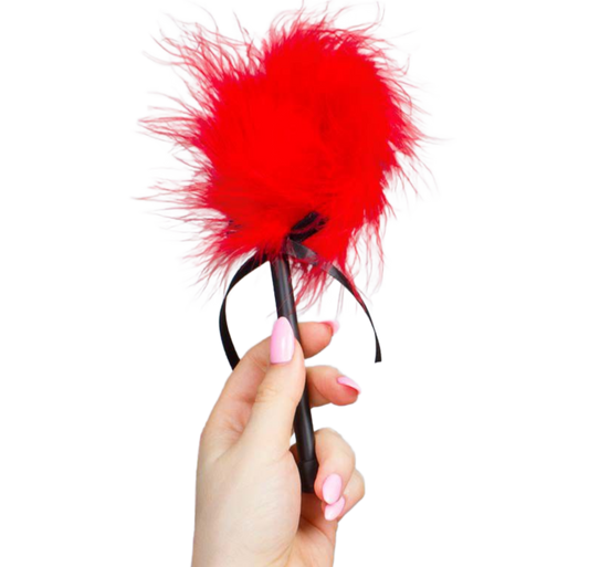 Secretplay - Espanador Marabou Vermelho