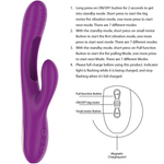 Intense Apolo Vibrador Multifuno Recarregvel 7 Vibraões Com Língua Oscilante Roxa