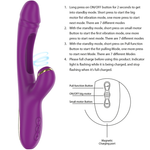Intense Ateneo Vibrador Multifuno Recarregvel 7 Vibraões Com Língua Oscilante e Suco Roxa