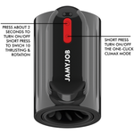 Jamyjob Vortex Thrusting e 360 Rotate Tech Turbo Mode Masturbator