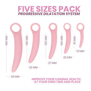 Intimichic - Dilador Silicone 5 Pcs