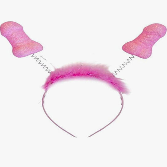 Diablo Picante 6 Unidades Antenas Pito Rosa Glitter