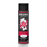 Bruma - Óleo de Massagem Premium Efeito Calor Sabor Morango 3 Em 1 - 100 ml