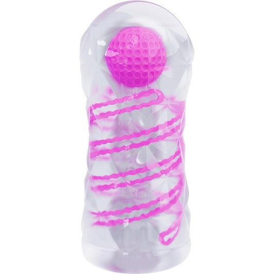 Pretty Love - Masturbador Masculino Fantasy Com Espiral Interna e Bolas Transparentes