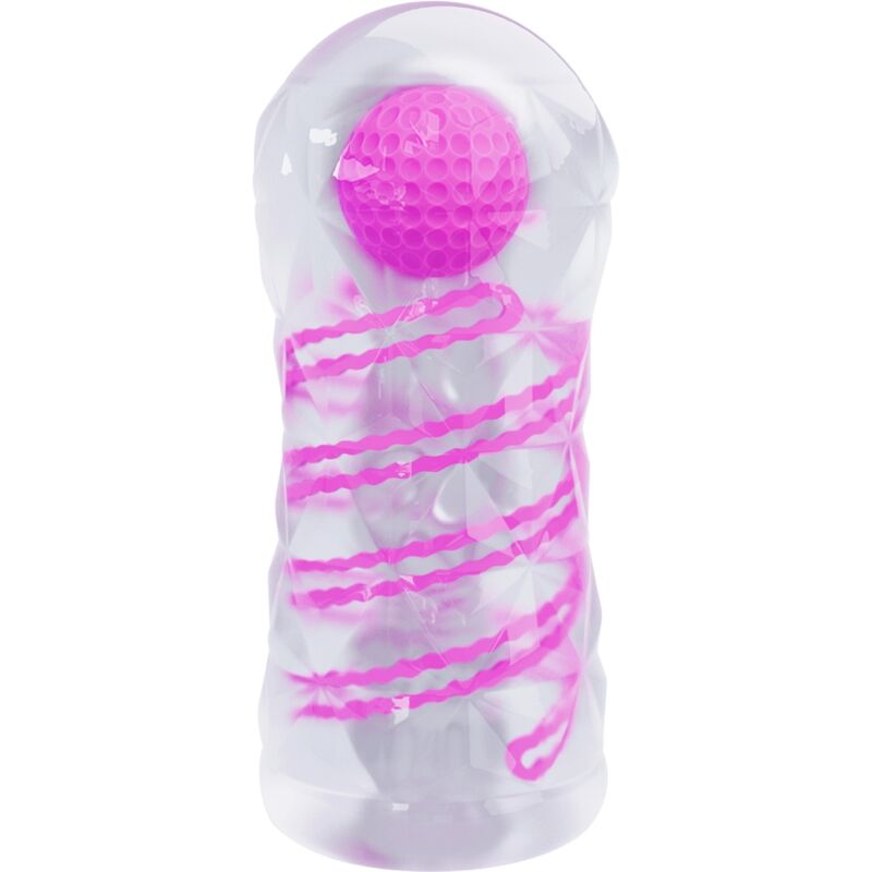 Pretty Love - Masturbador Masculino Fantasy Com Espiral Interna e Bolas Transparentes