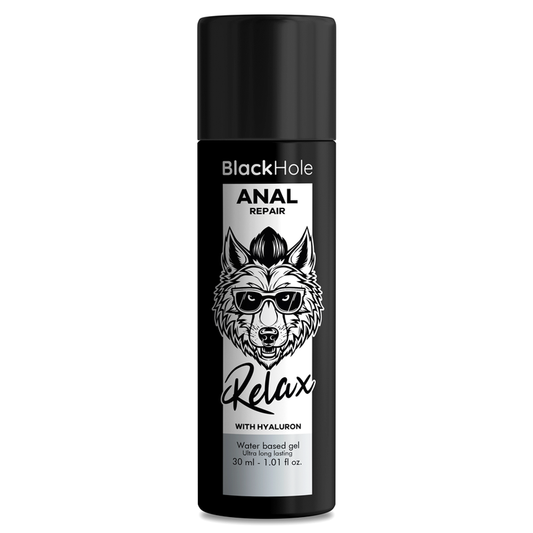 Black Hole - Reparo Anal Relaxante à  Base de Água Com Hialuron 30 ml