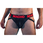 Macho Mx26x2 Jock Preto/vermelho S