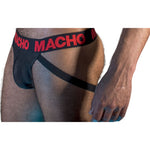 Macho Mx26x2 Jock Preto/vermelho S
