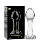 Nebula Series By Ibiza - Modelo 2 AnalPlug Vidrio Borosilicato Transparente 11 cm -O- 3.5 cm