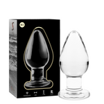 Nebula Series By Ibiza - Modelo 3 AnalPlug Vidrio Borosilicato Transparente 11 cm -O- 5 cm
