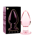 Nebula Series By Ibiza - Modelo 3 AnalPlug Cristal Borosilicato Rosa 11 cm -O- 5 cm