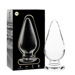 Nebula Series By Ibiza - Modelo 4 AnalPlug Vidrio Borosilicato Transparente 11 cm -O- 5 cm