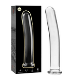 Nebula Series By Ibiza - Modelo 8 Dildo de Vidrio Borosilicato Transparente 14.5 cm -O- 2 cm