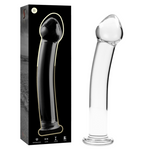 Nebula Series By Ibiza - Modelo 11 Dildo de Vidrio de Borosilicato Transparente 16 cm -O- 3 cm