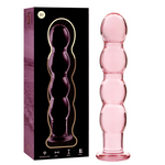 Nebula Series By Ibiza - Modelo 10 Dildo Vidro Borosilicado Rosa 16.5 cm -O- 3.5 cm