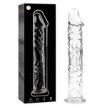 Nebula Series By Ibiza - Modelo 12 Dildo Vidro Borosilicado Transparente 17 cm -O- 3.5 cm