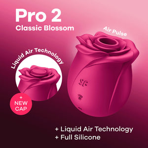 Satisfyer - Air Pulse Vibrador Pro 2 Classic Blossom