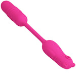 Pretty Love Nobikuma Bala Vibrante de Silicone Rosa
