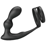 Pretty Love Anel para Pênis Marshall Com Plug Anal Vibratório Com Controle Remoto