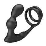 Pretty Love Anel para Pênis Marshall Com Plug Anal Vibratório Com Controle Remoto