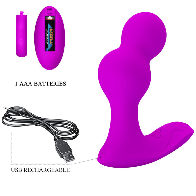 Pretty Love Massager Vibrador Anal Terrance Com Controle Remoto