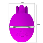 Pretty Love Vibrador de silicona redondo morado Bola Géminis